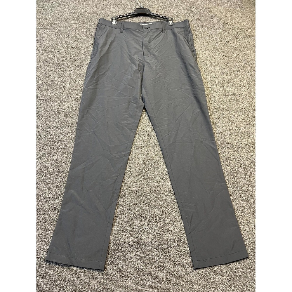 Banana Republic Chino Pants Mens 36x32 Charcoal Gray Everyday Wear Straight Leg